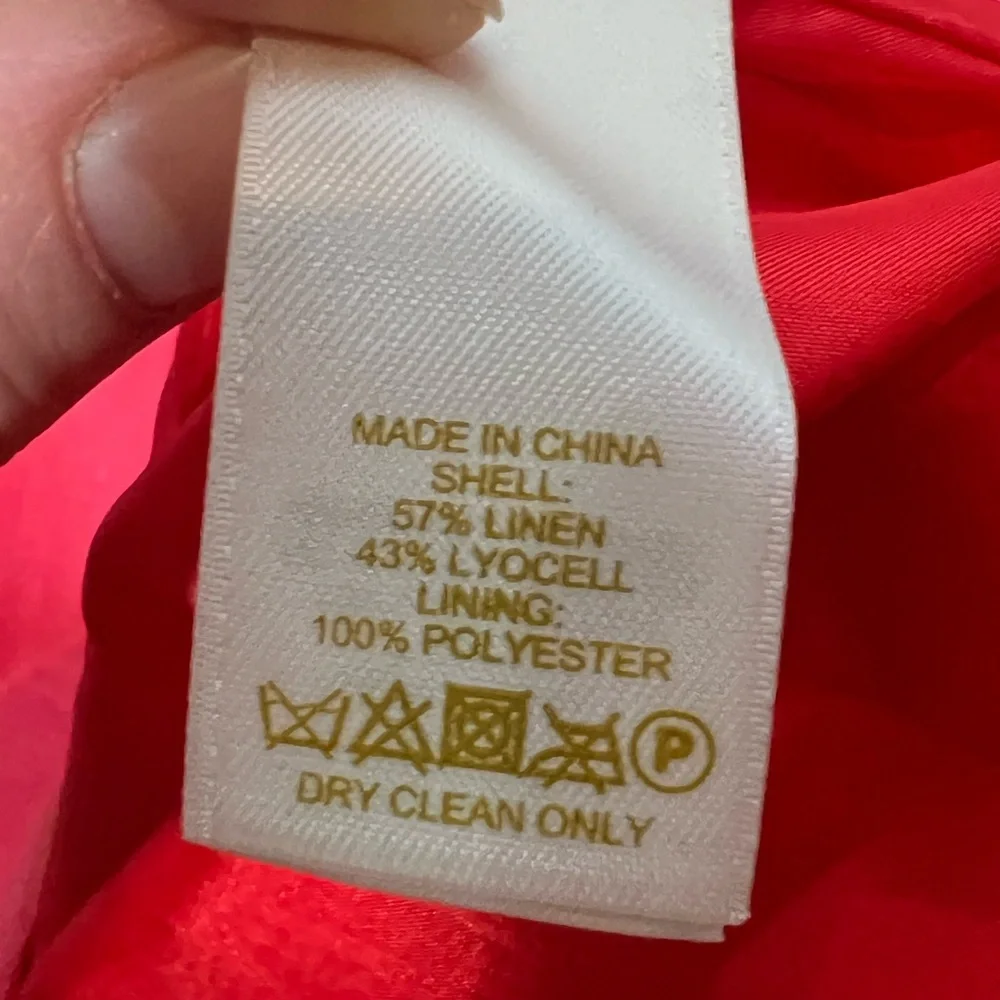 NWT Kate Spade Linen Blend Edith Dress- 2‎
